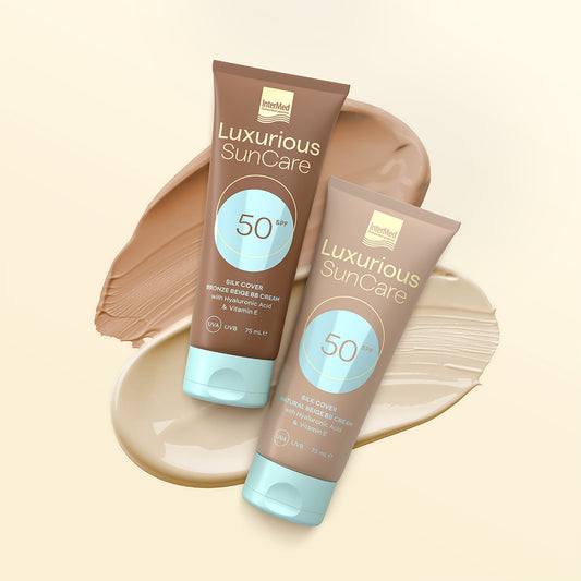 Luxurious Sun Care Silk Cover With Hyaluronic Acid SPF50