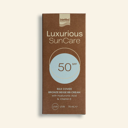 Luxurious Sun Care Silk Cover Bronze With Hyaluronic Acid SPF50