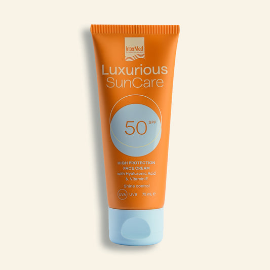 Luxurious Αντηλιακή Κρέμα Προσώπου SPF50