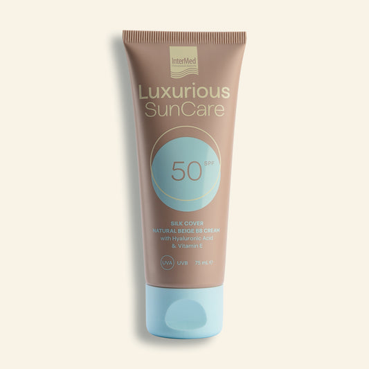 Luxurious Sun Care Silk Cover With Hyaluronic Acid SPF50