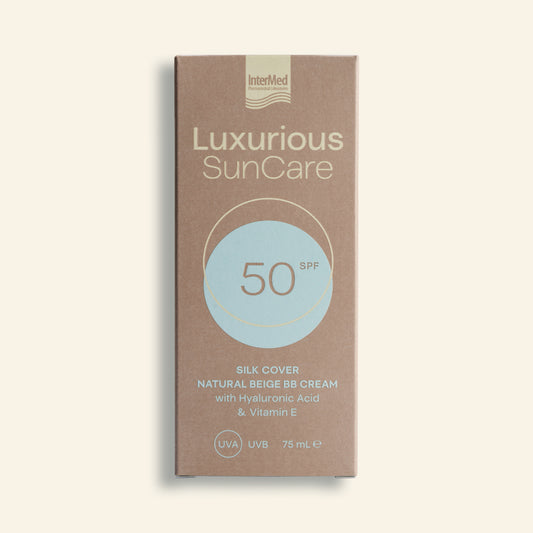 Luxurious Sun Care Silk Cover With Hyaluronic Acid SPF50
