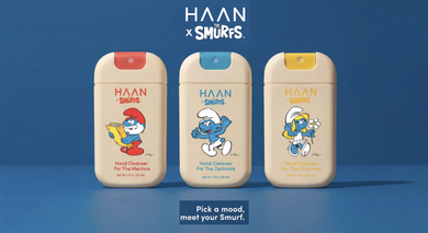 Hand Cleansers Limited edition Smurfs x HAAN