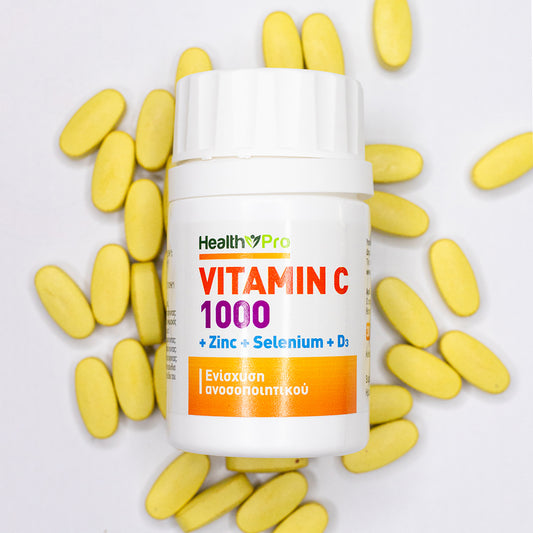 Health Pro Vitamin C 1000 supplement bottle